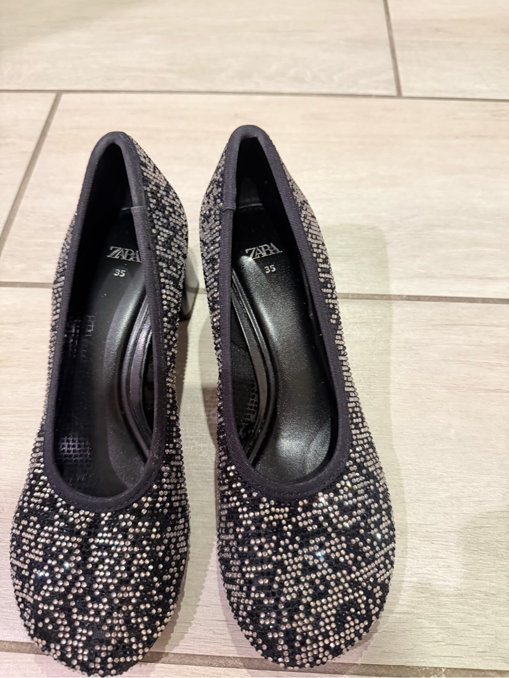 ZARA Rhinestone heel - Picture 10 of 14